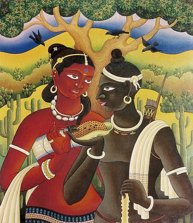 Unknown Artist - Couple, Koya Tribe, India